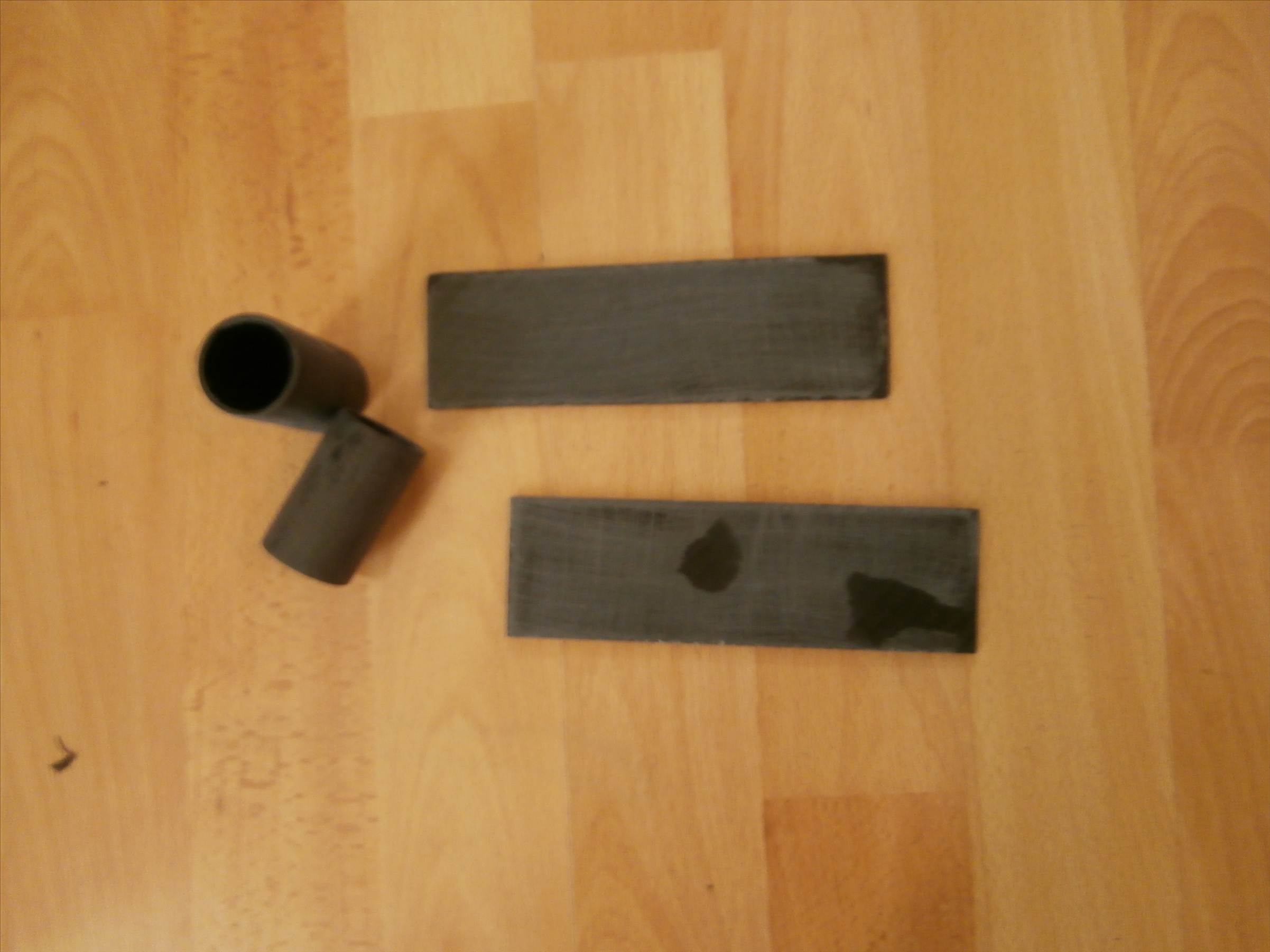 home made carbon wide tail