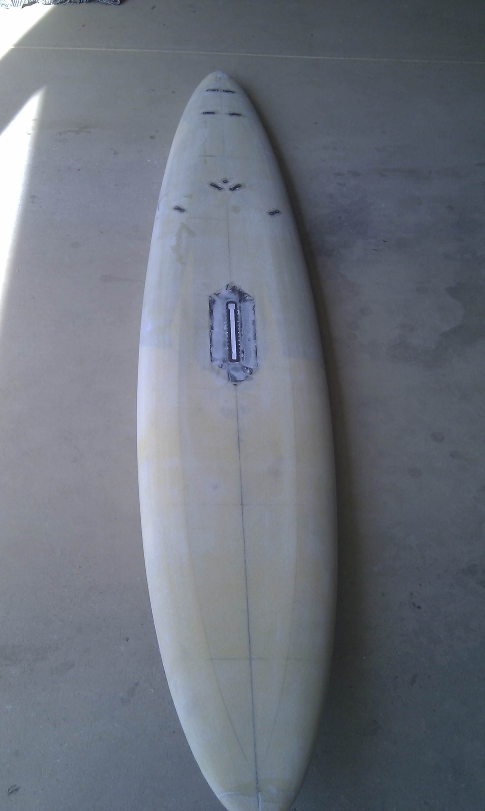building custom speed board  235l  43W  63ltrs