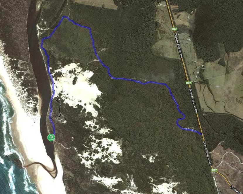 Track in to Henty
