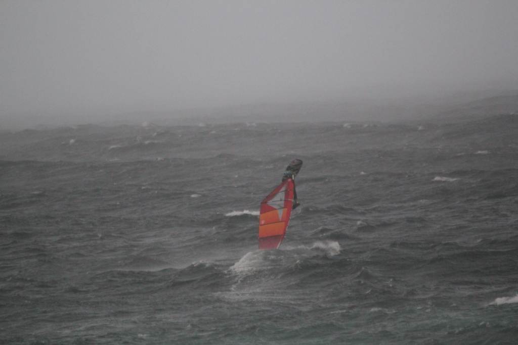 Duncan Sailing Maroubra in a Southerly