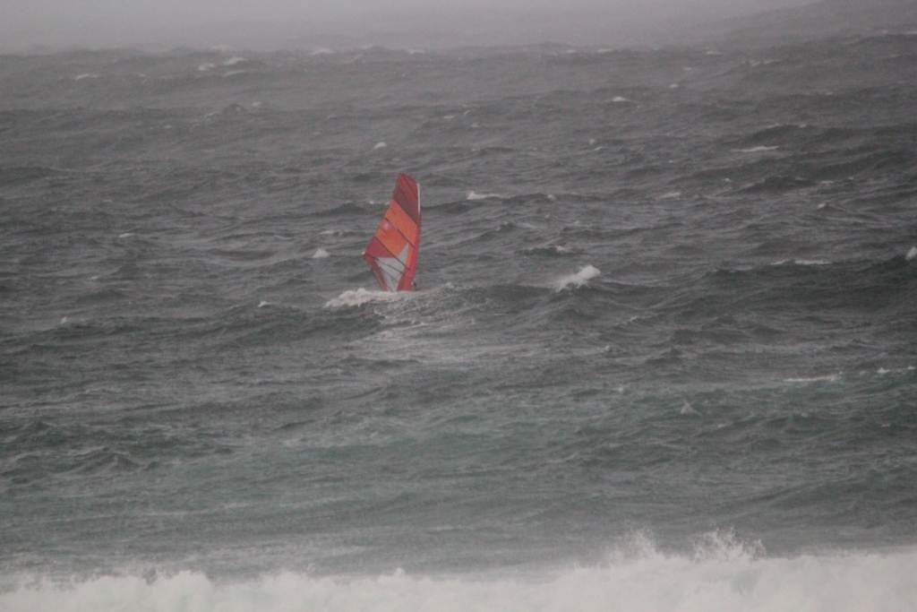 Duncan Sailing Maroubra in a Southerly
