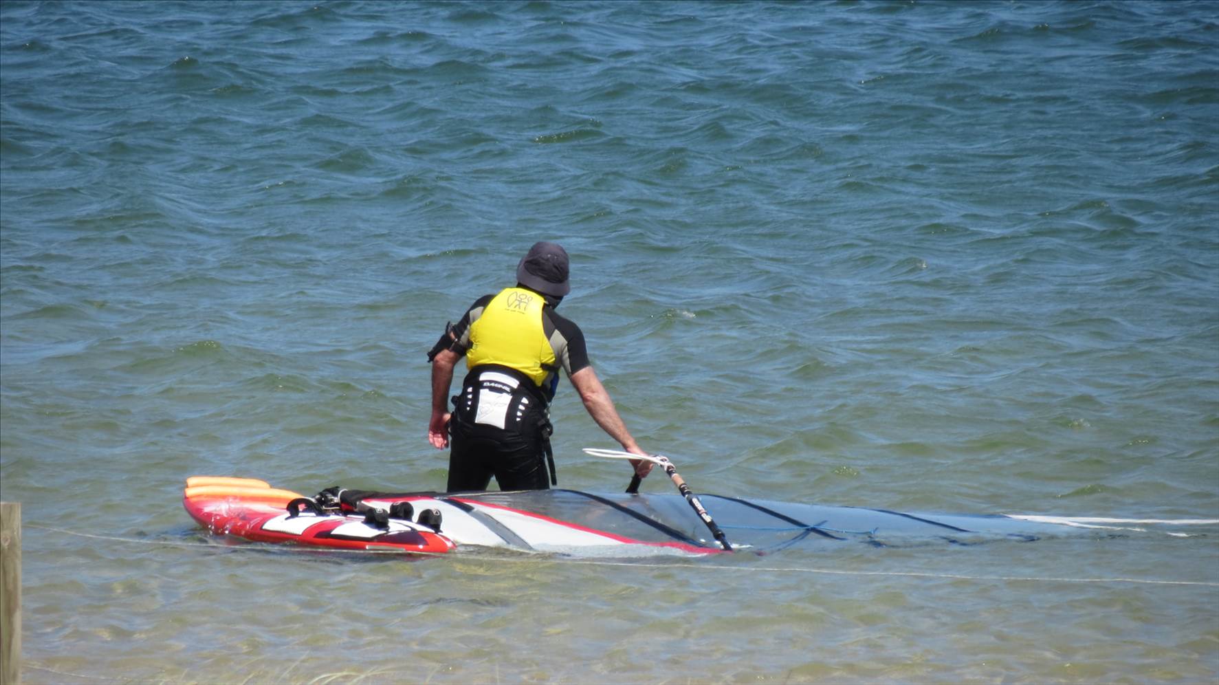Windsurfing at Kyeemagh 19 November 2012
