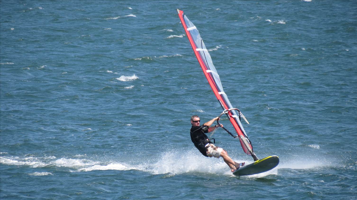 Windsurfing at Kyeemagh 19 November 2012