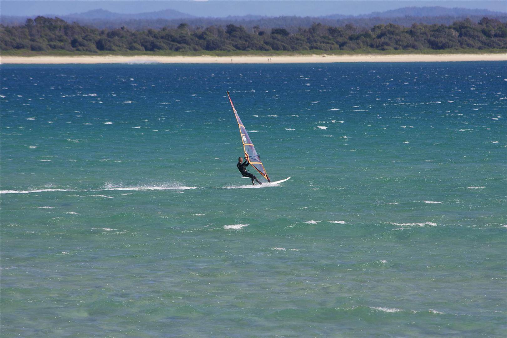 Clean south-wester over the flats