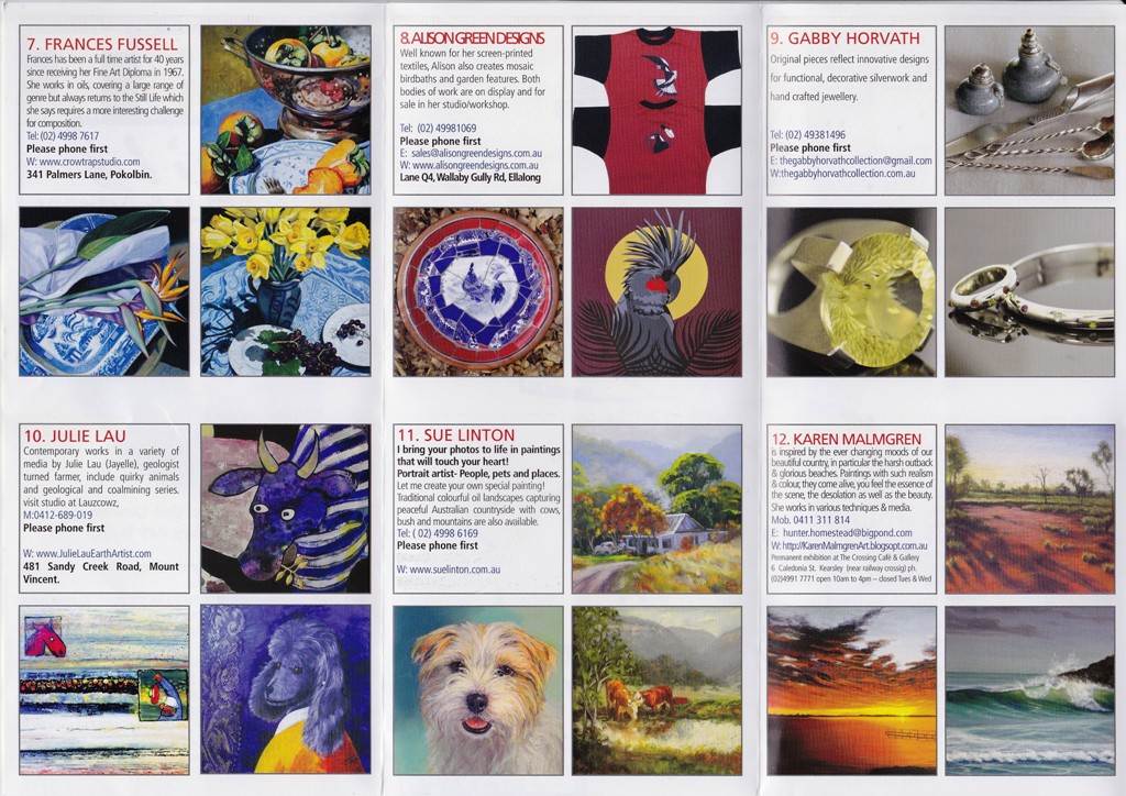 Lower Hunter Art trail members