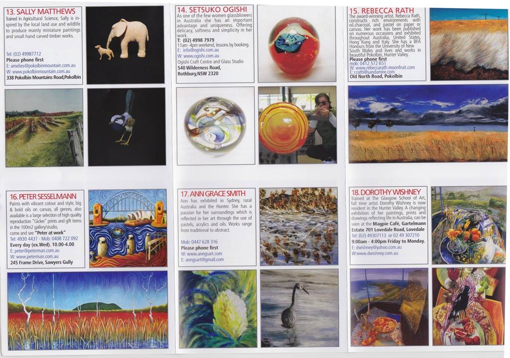 Lower Hunter Art trail members