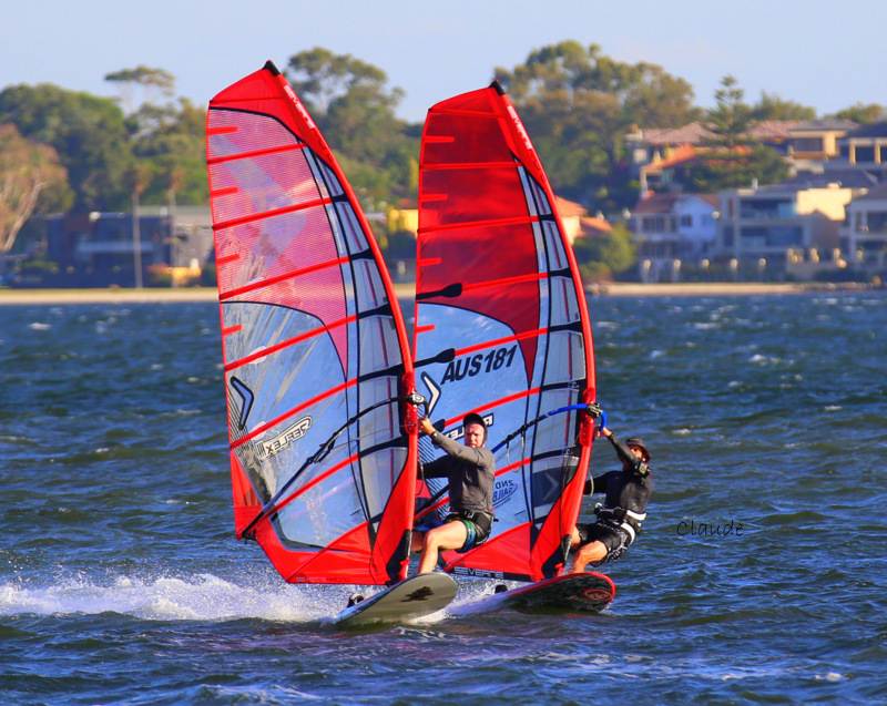 Wed slalom racing