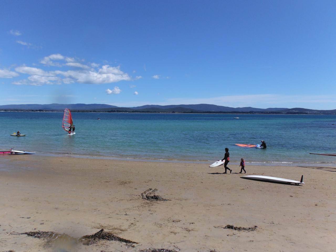 Learn to windsurf day