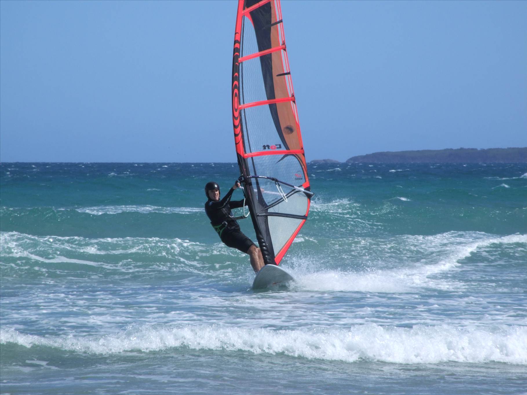 Great day windsurfing at the Gap Waratah Bay