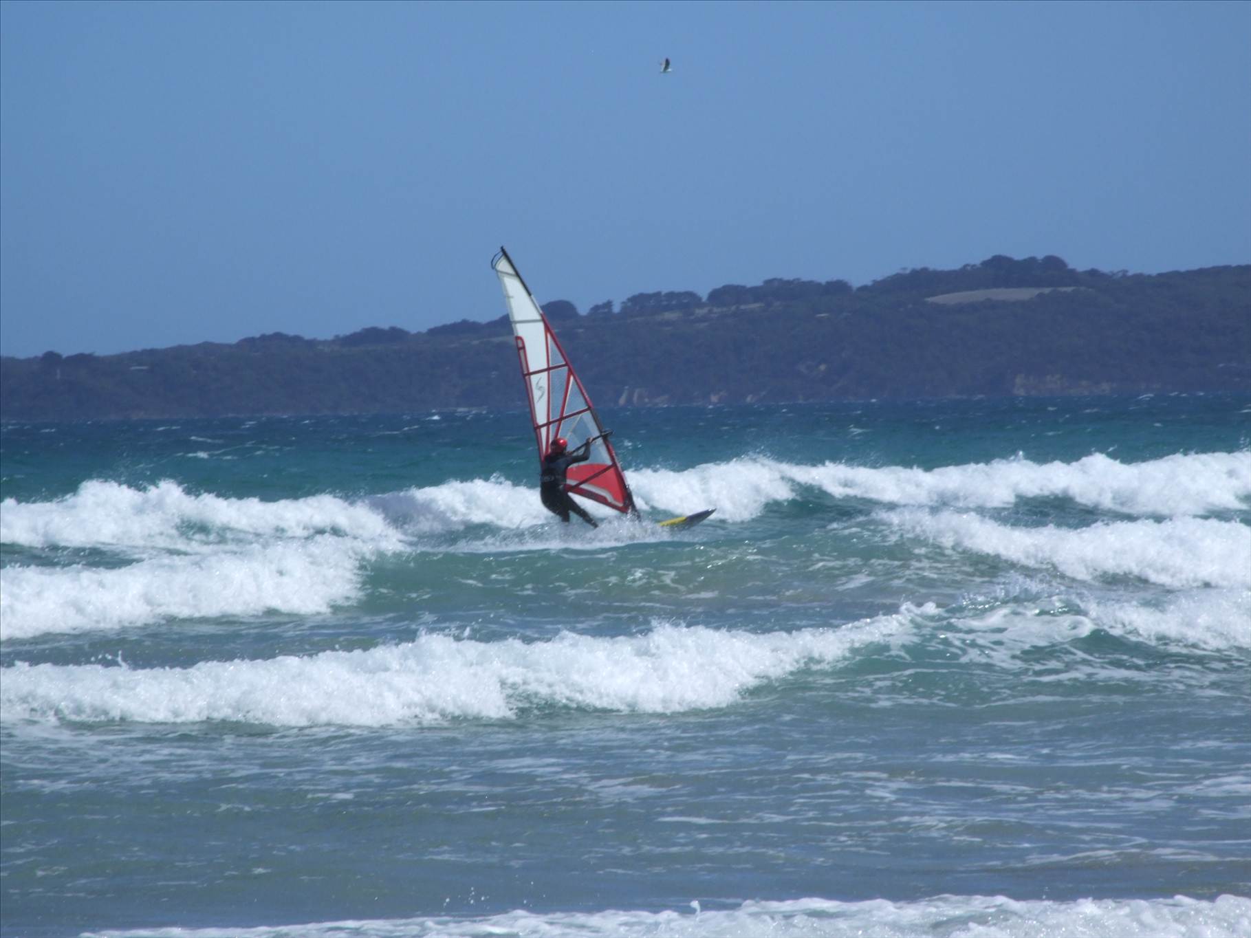 Great day windsurfing at the Gap Waratah Bay