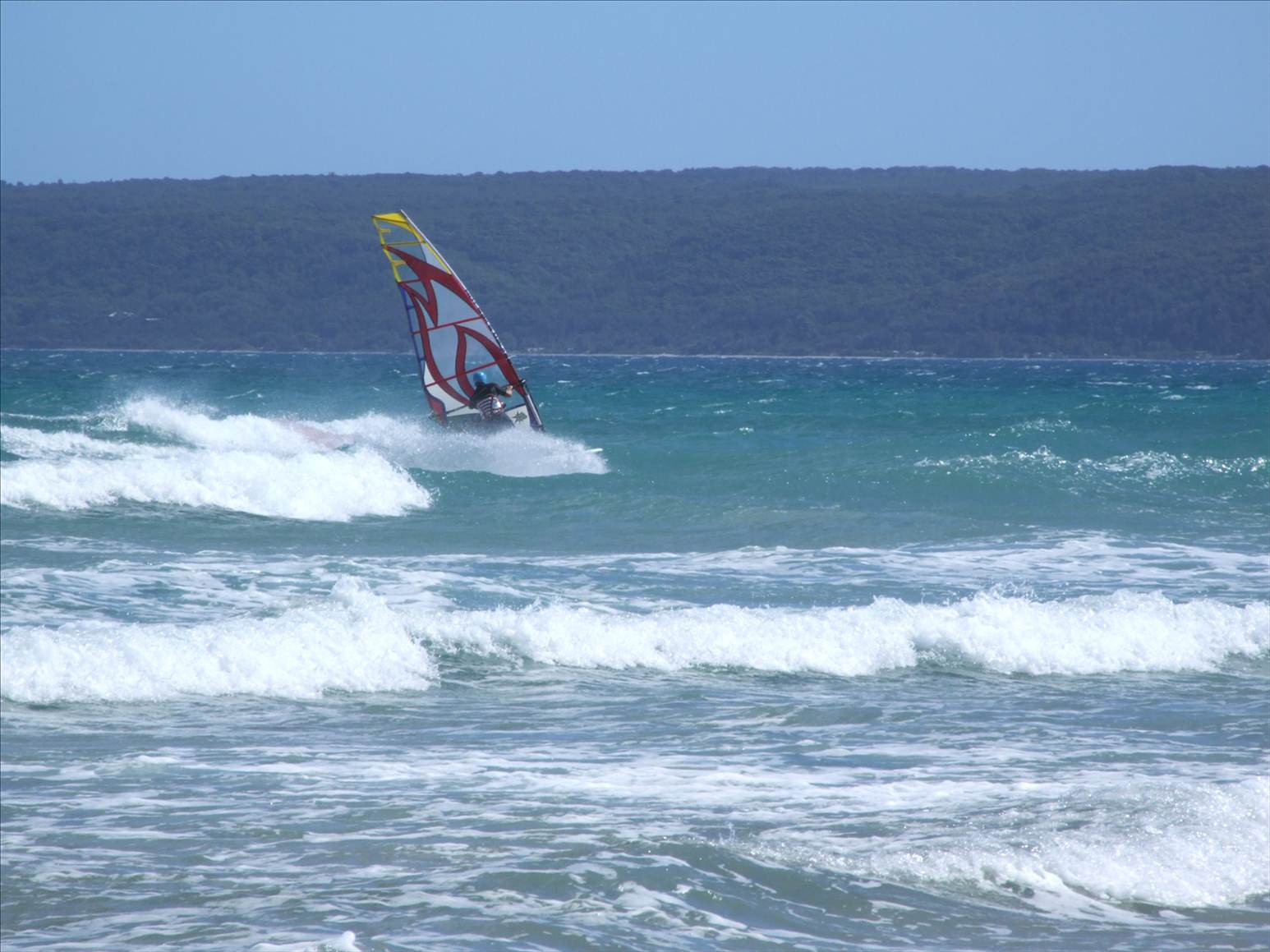 Great day windsurfing at the Gap Waratah Bay