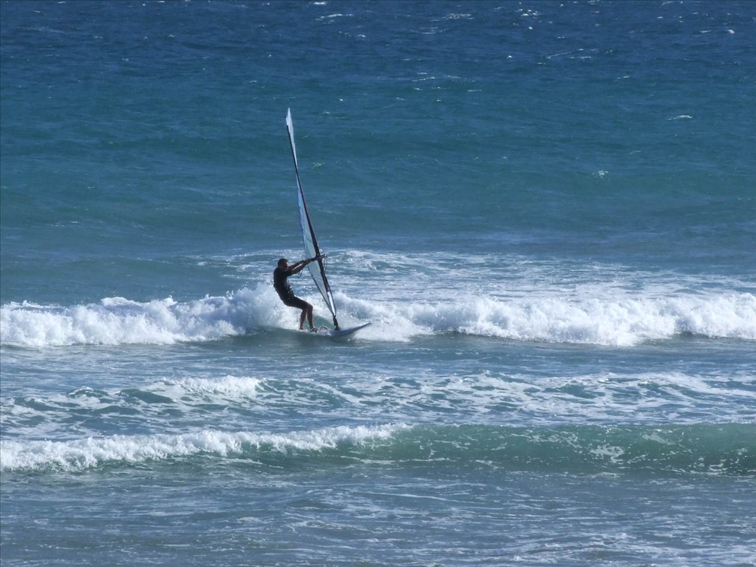 Great day windsurfing at the Gap Waratah Bay