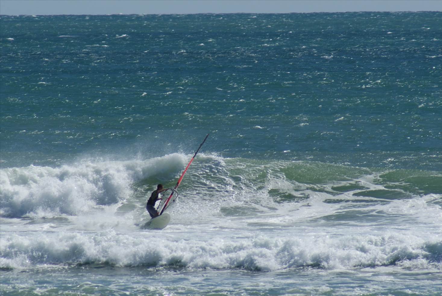 Rocket rides offshore  Gero firing