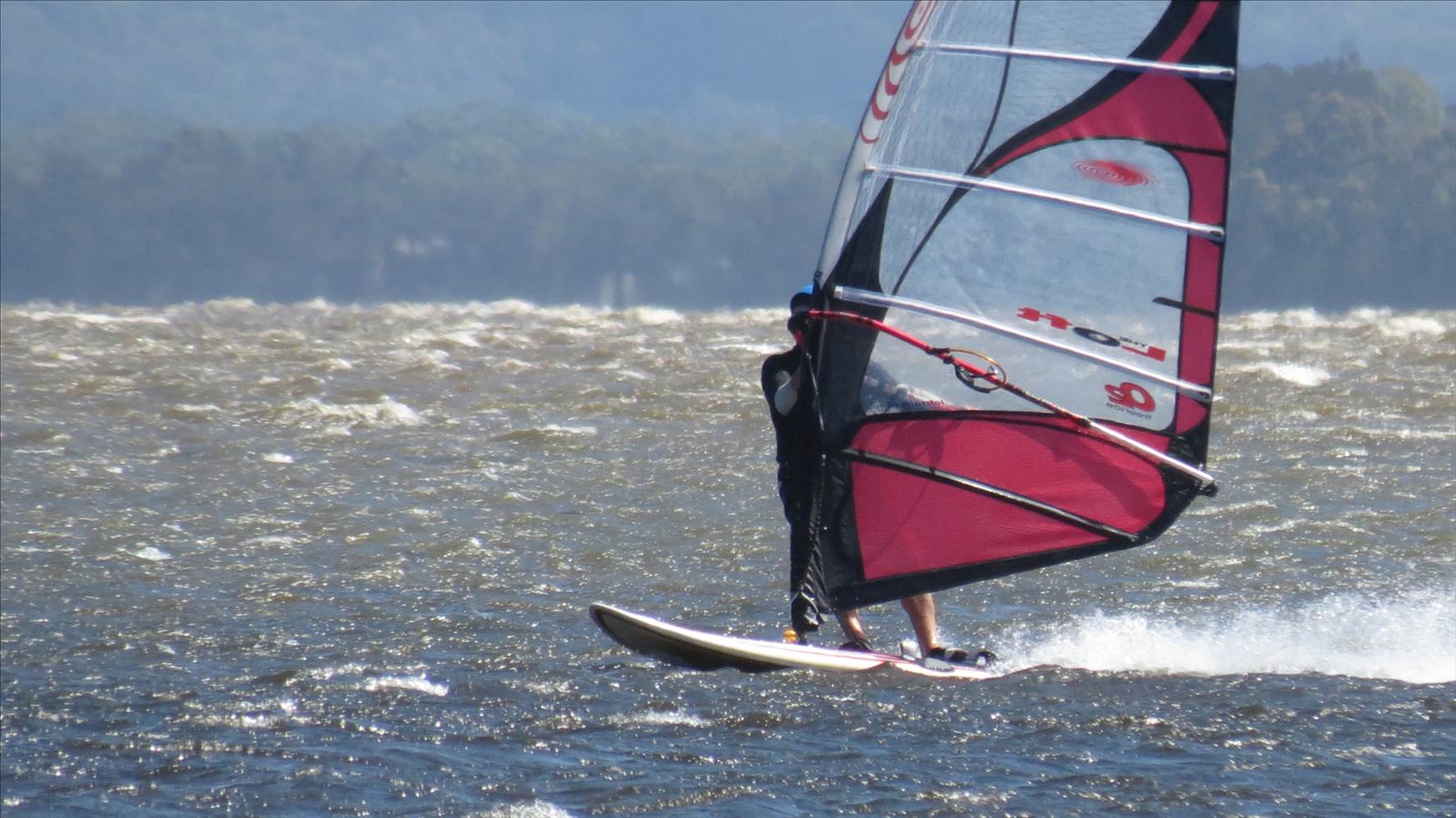 Canton Beach windsurfing 18 March 2013