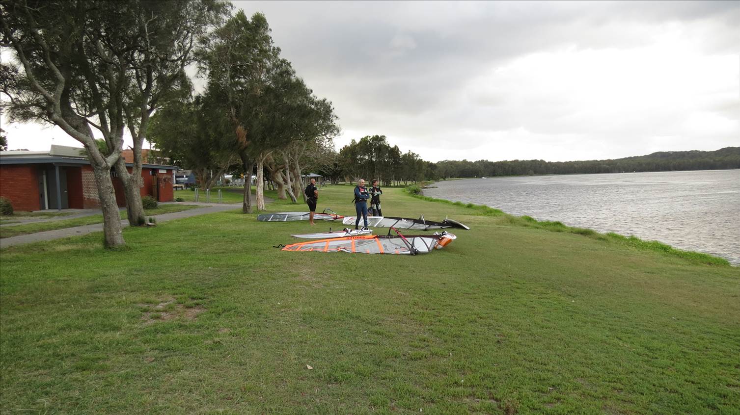 Canton Beach windsurfing 18 March 2013