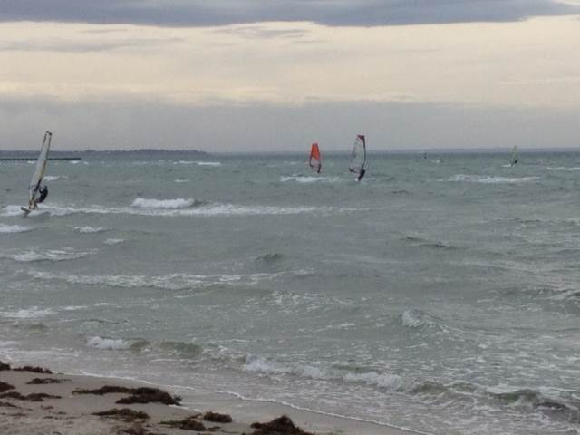 Northerly wind at Rye