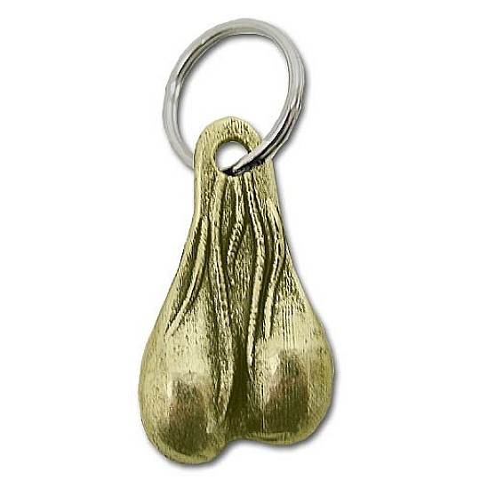 brass balls keychain 540