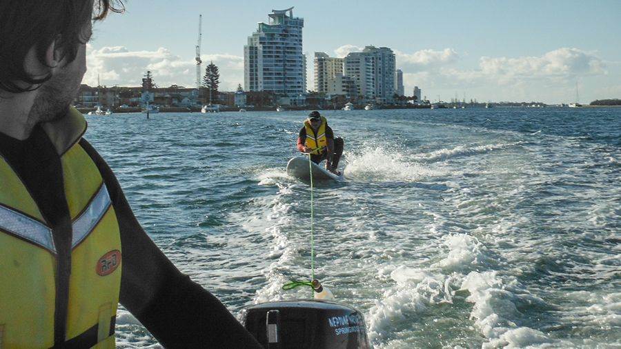 Wind-Skurfing