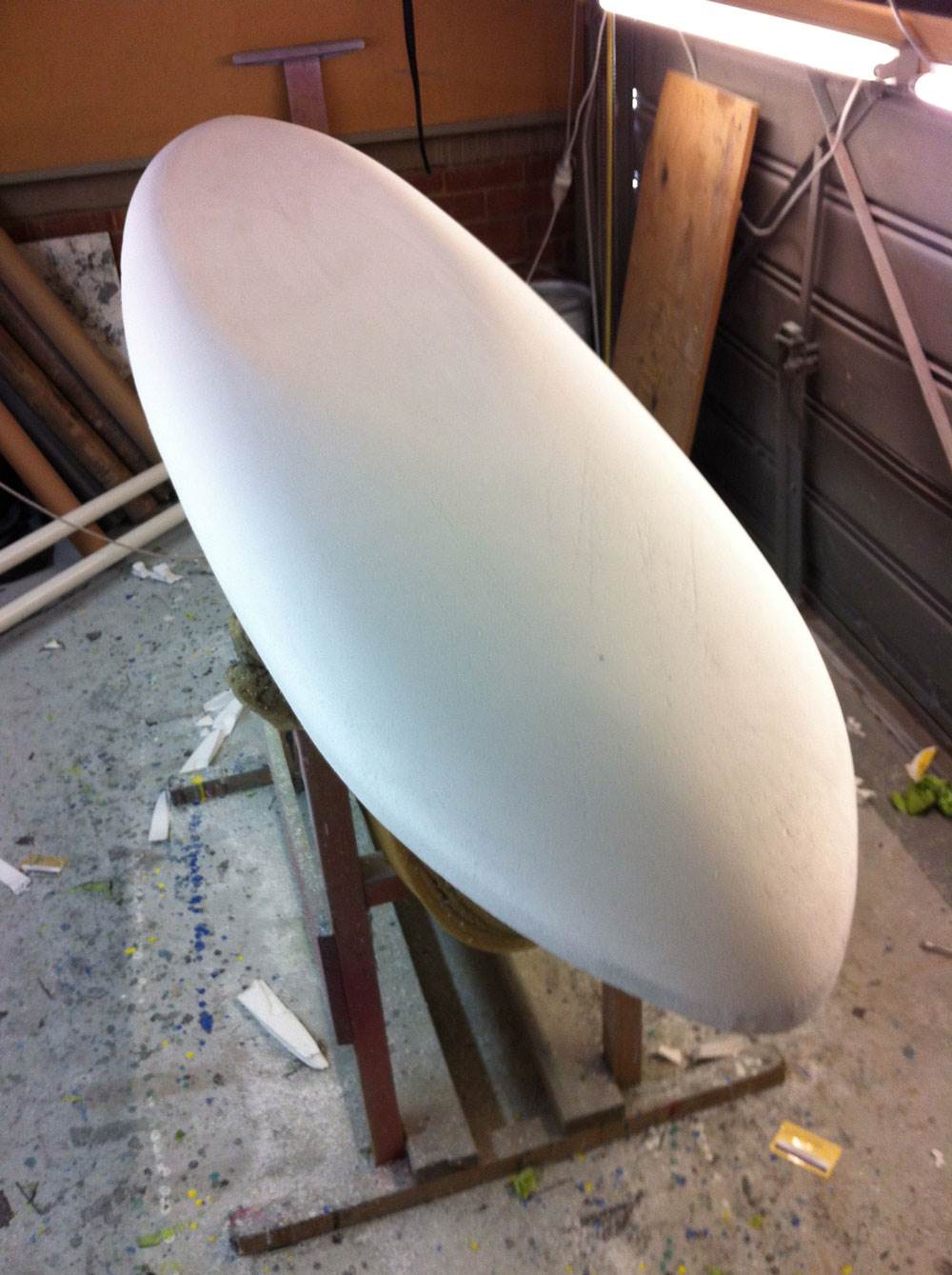 sanded