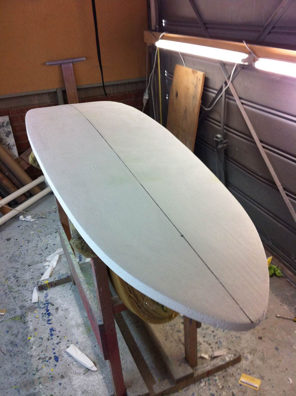 sanded
