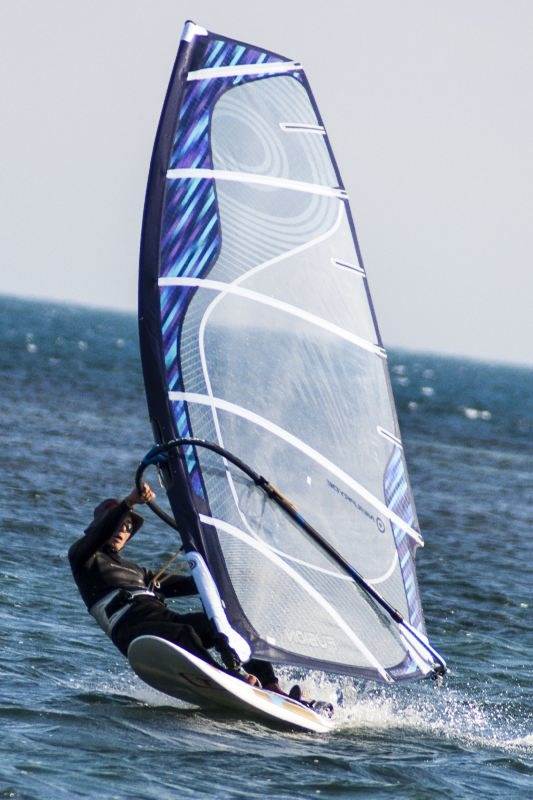 Yuki on a light Easterly