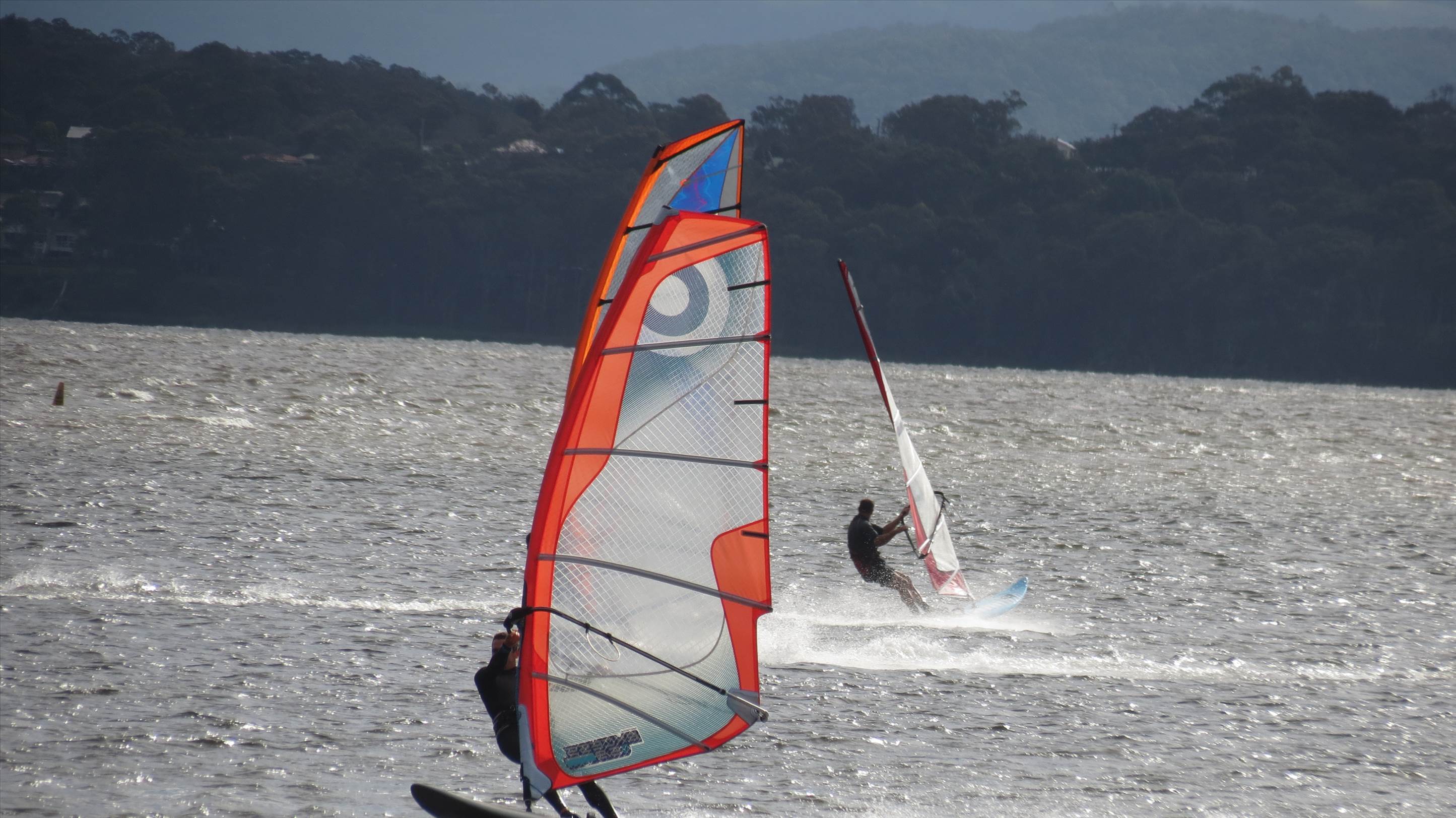 Flatwater action at Canton Beach