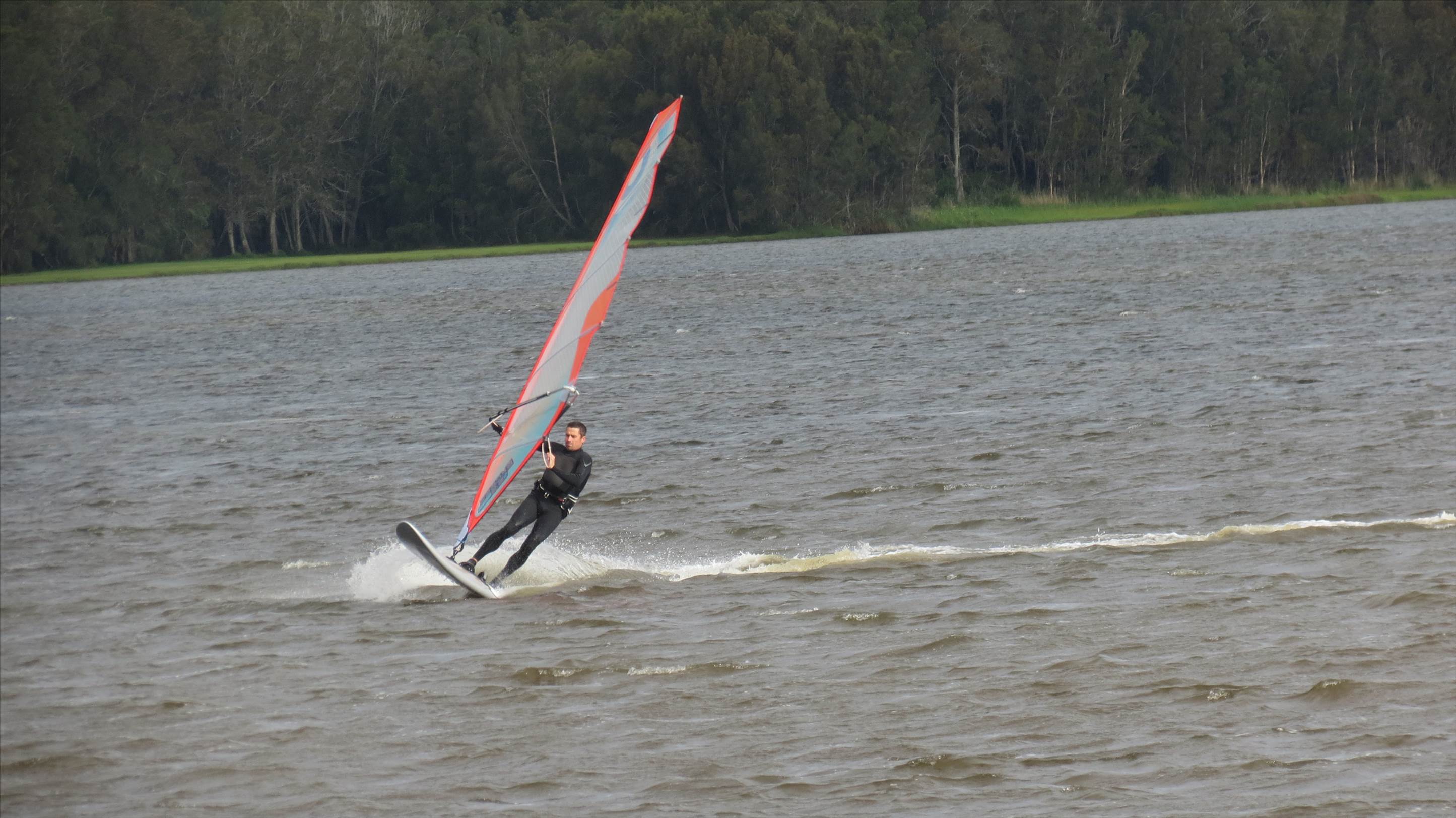 Flatwater action at Canton Beach