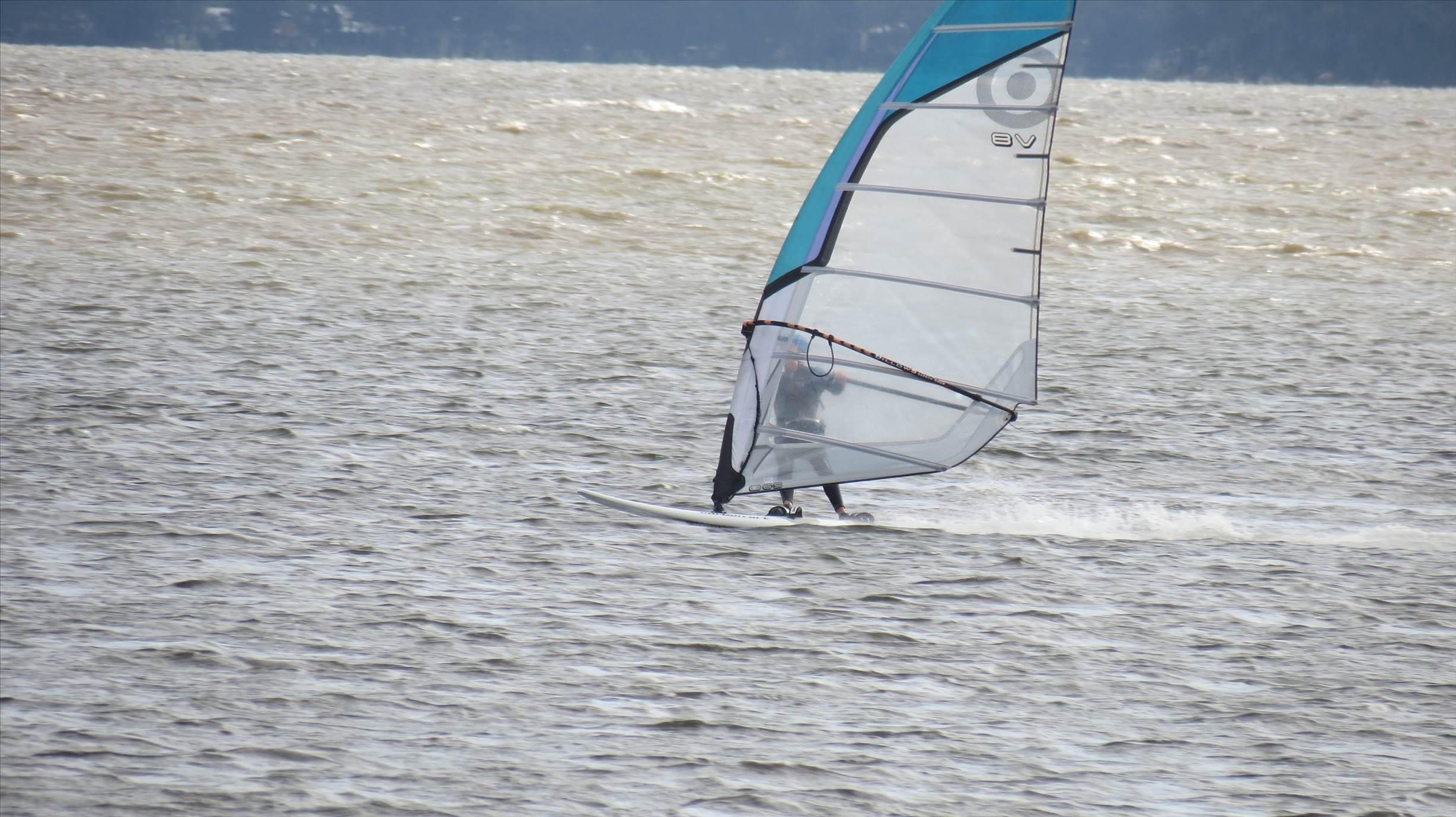 Flatwater action at Canton Beach