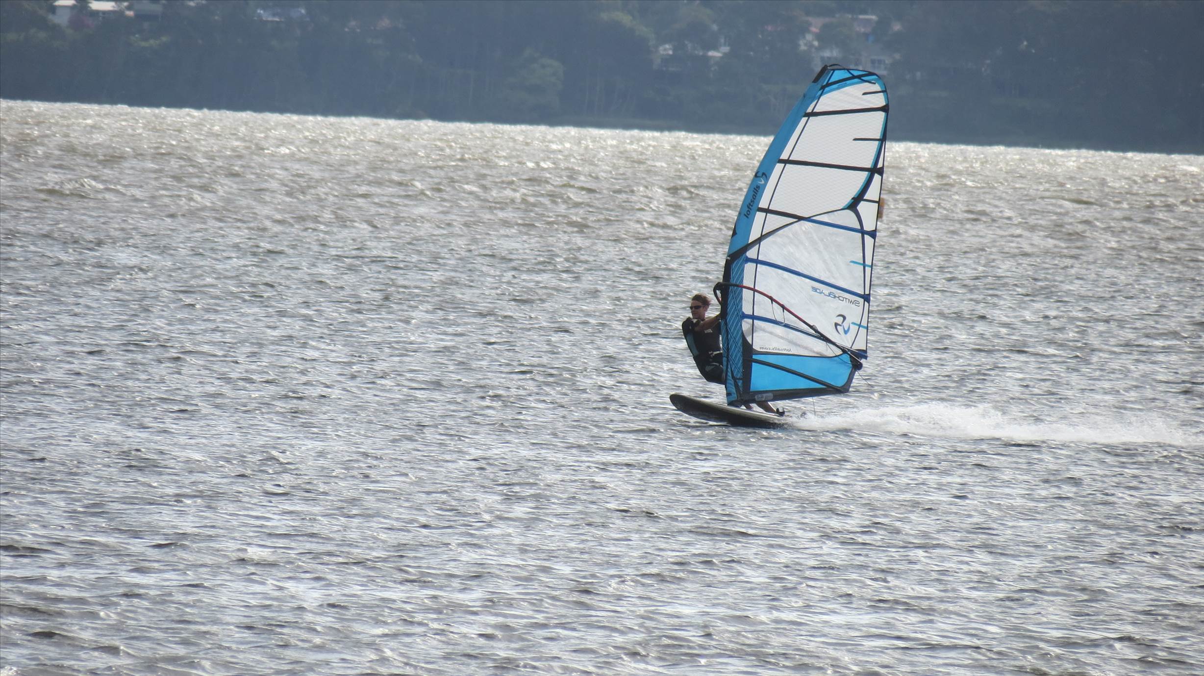Flatwater action at Canton Beach