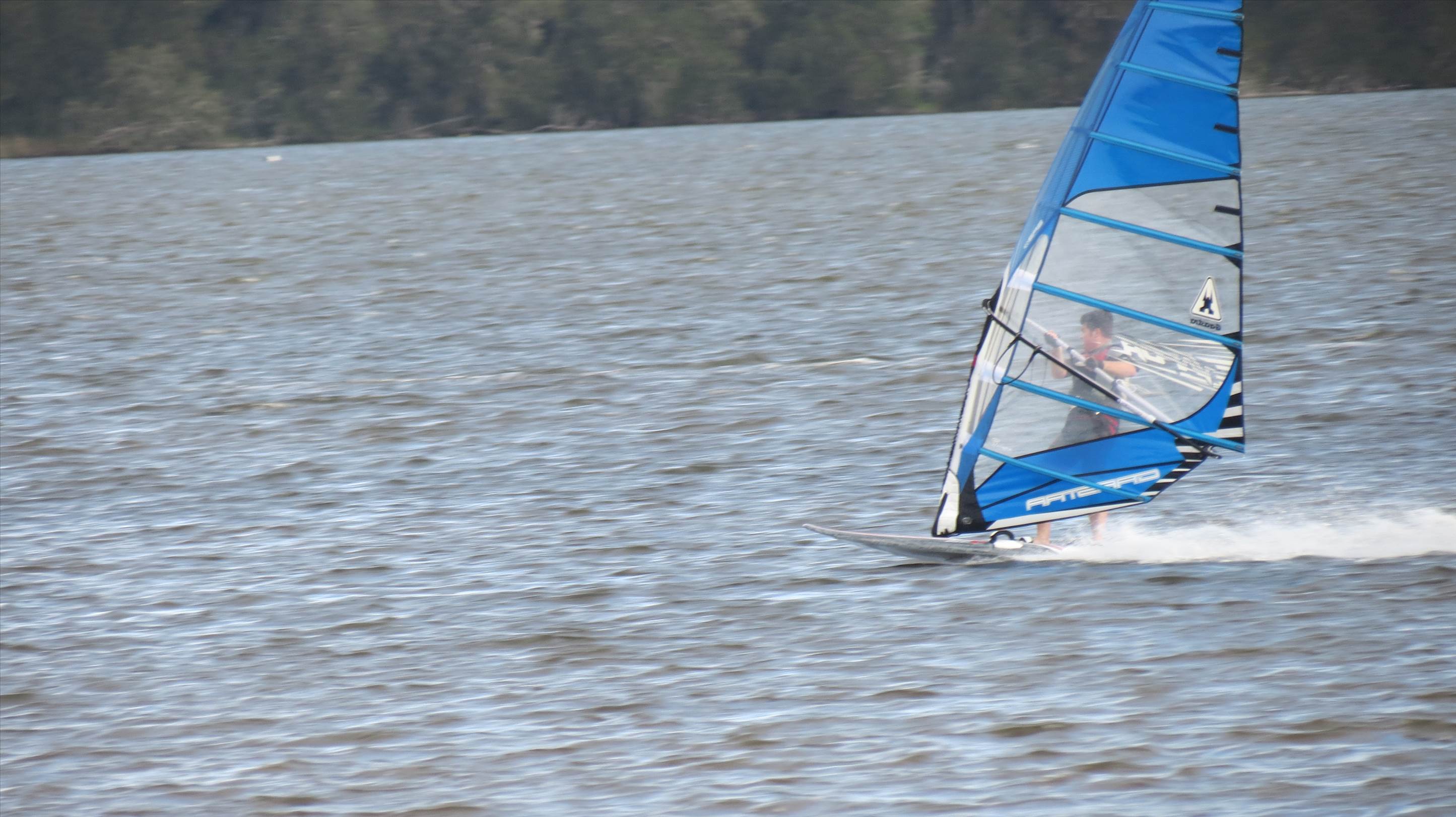 Flatwater action at Canton Beach