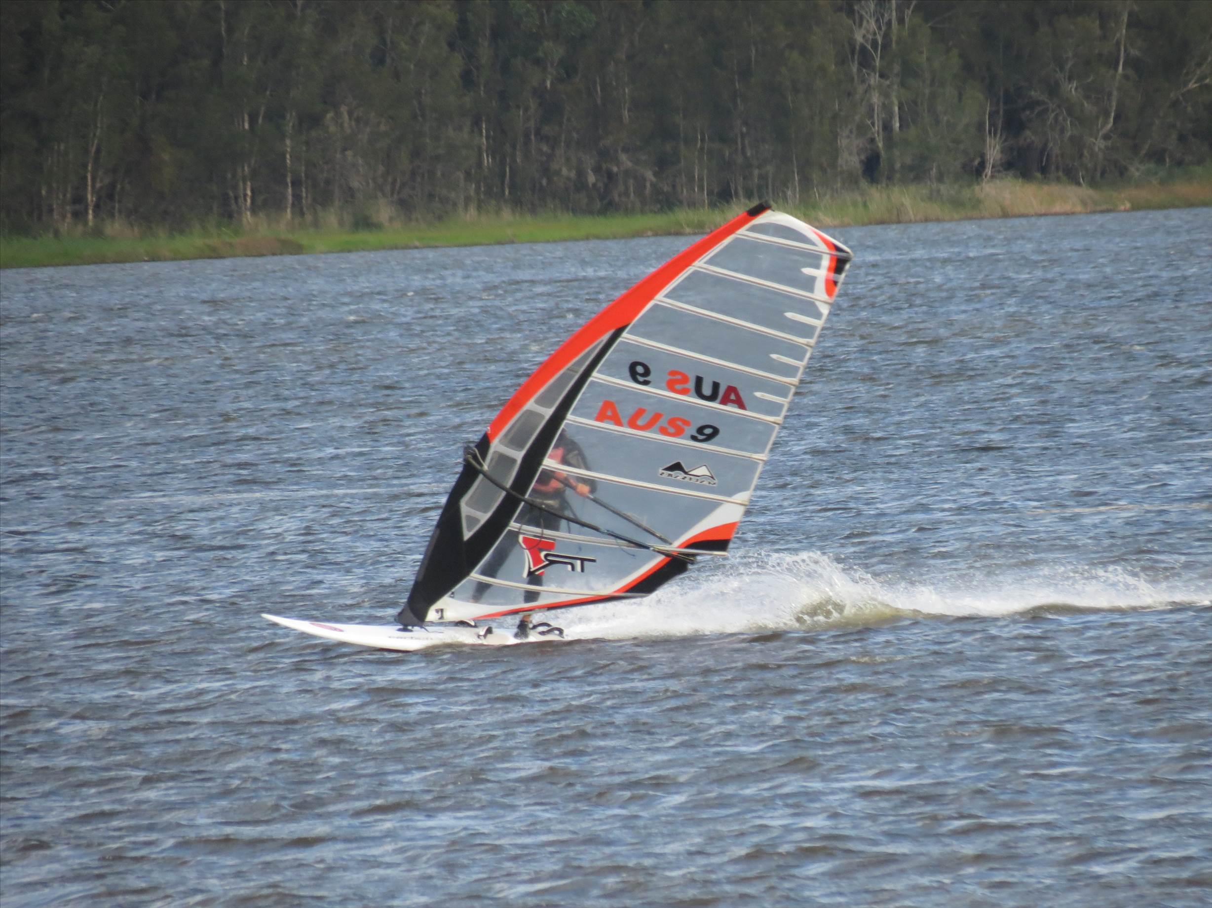 Flatwater action at Canton Beach