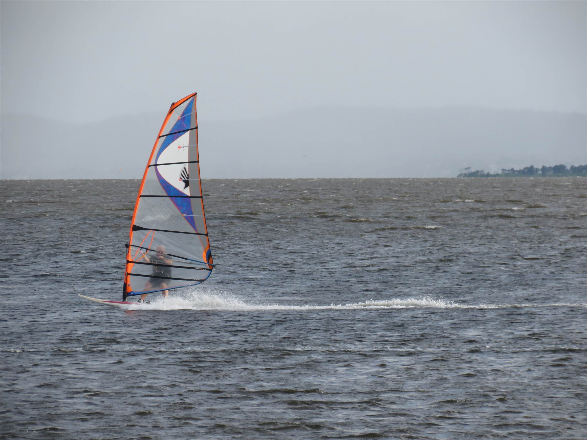 Flatwater action at Canton Beach