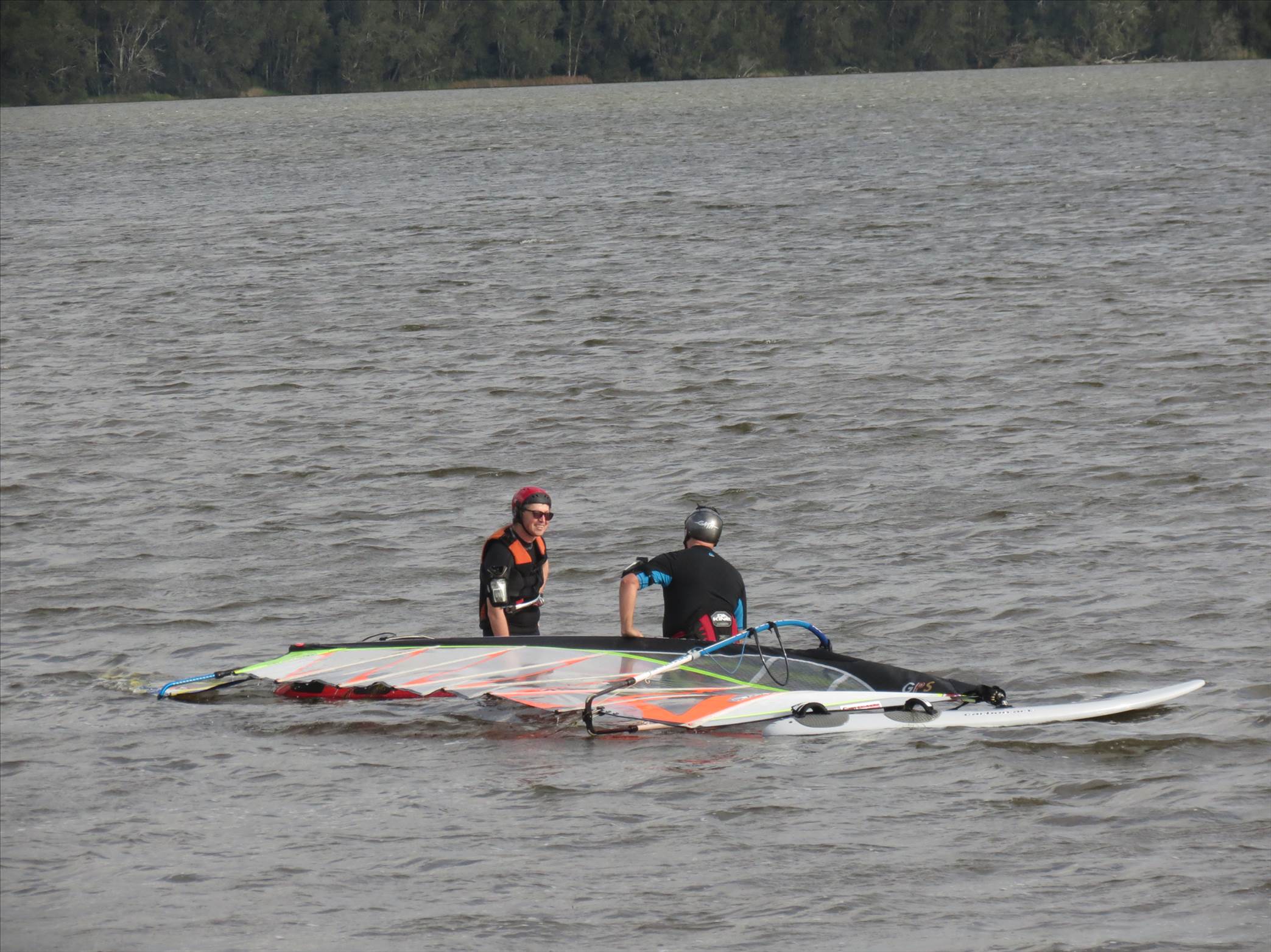 Flatwater action at Canton Beach