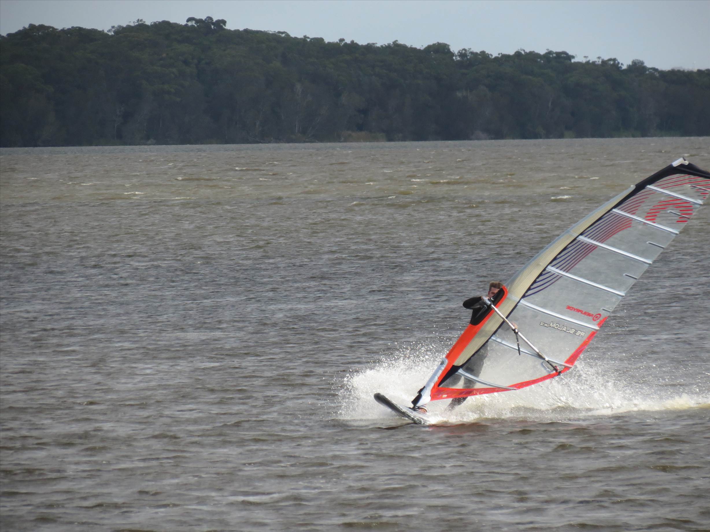 Flatwater action at Canton Beach