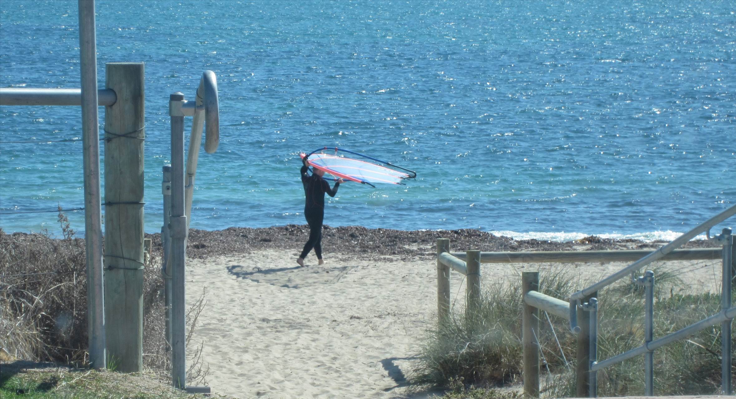 First run on Naish Nitrix at Safety Bay