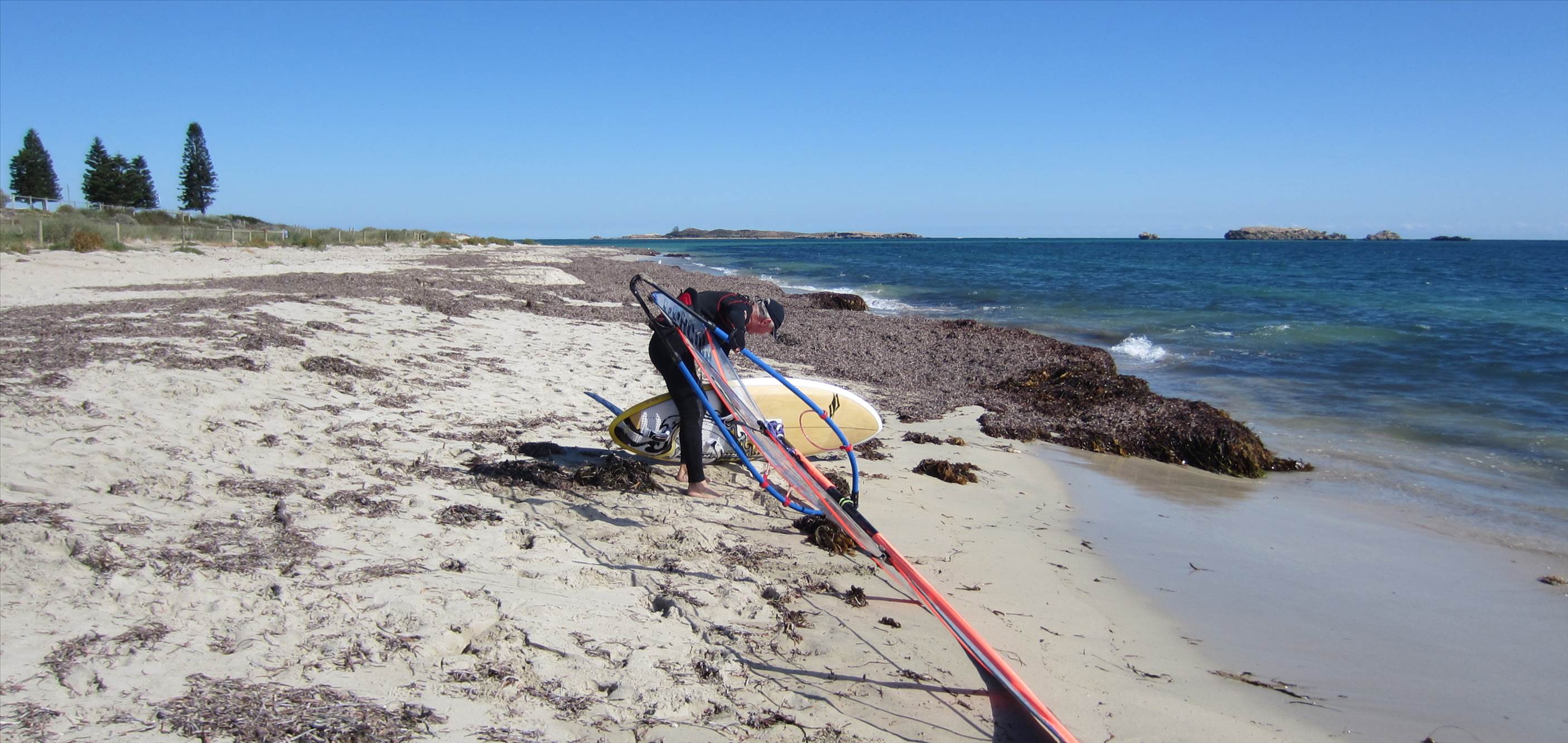 First run on Naish Nitrix at Safety Bay