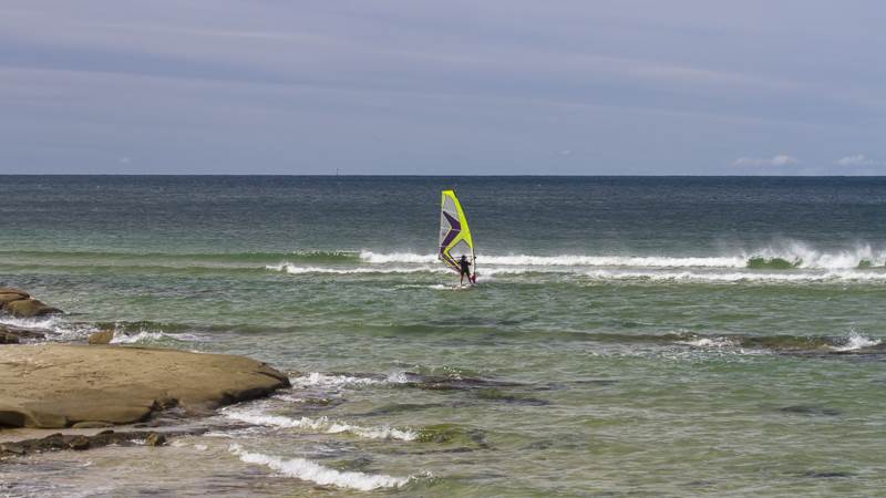 caloundra bar in a westerly