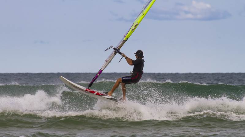 caloundra bar in a westerly