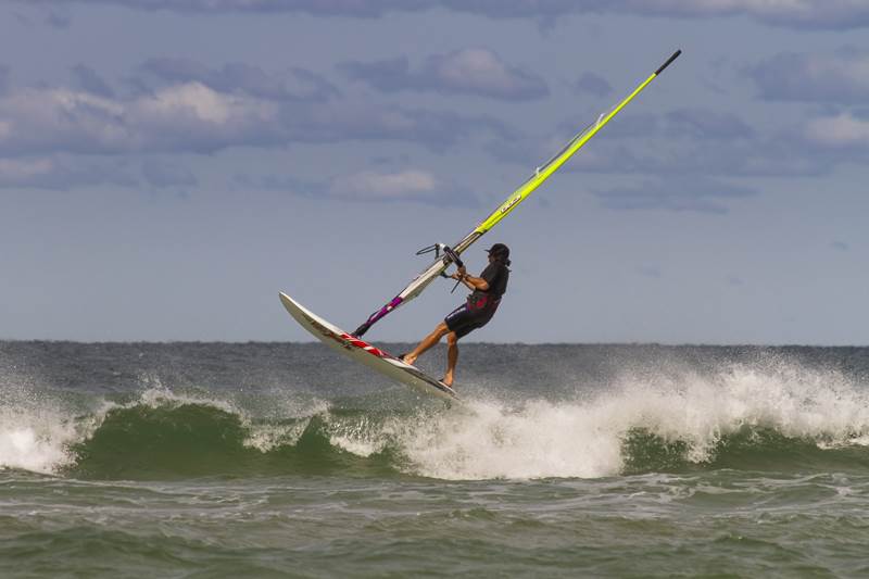 caloundra bar in a westerly