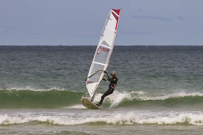 caloundra bar in a westerly