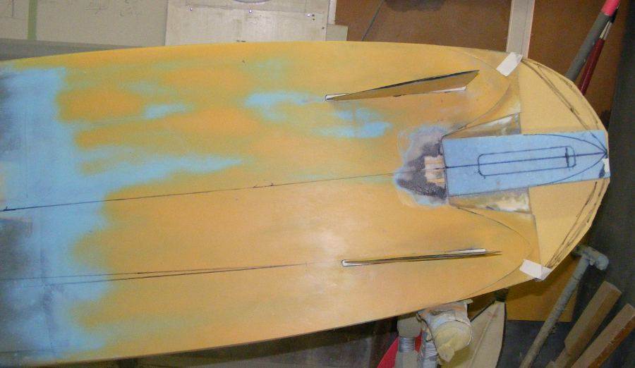 adding center fin to ground effect board