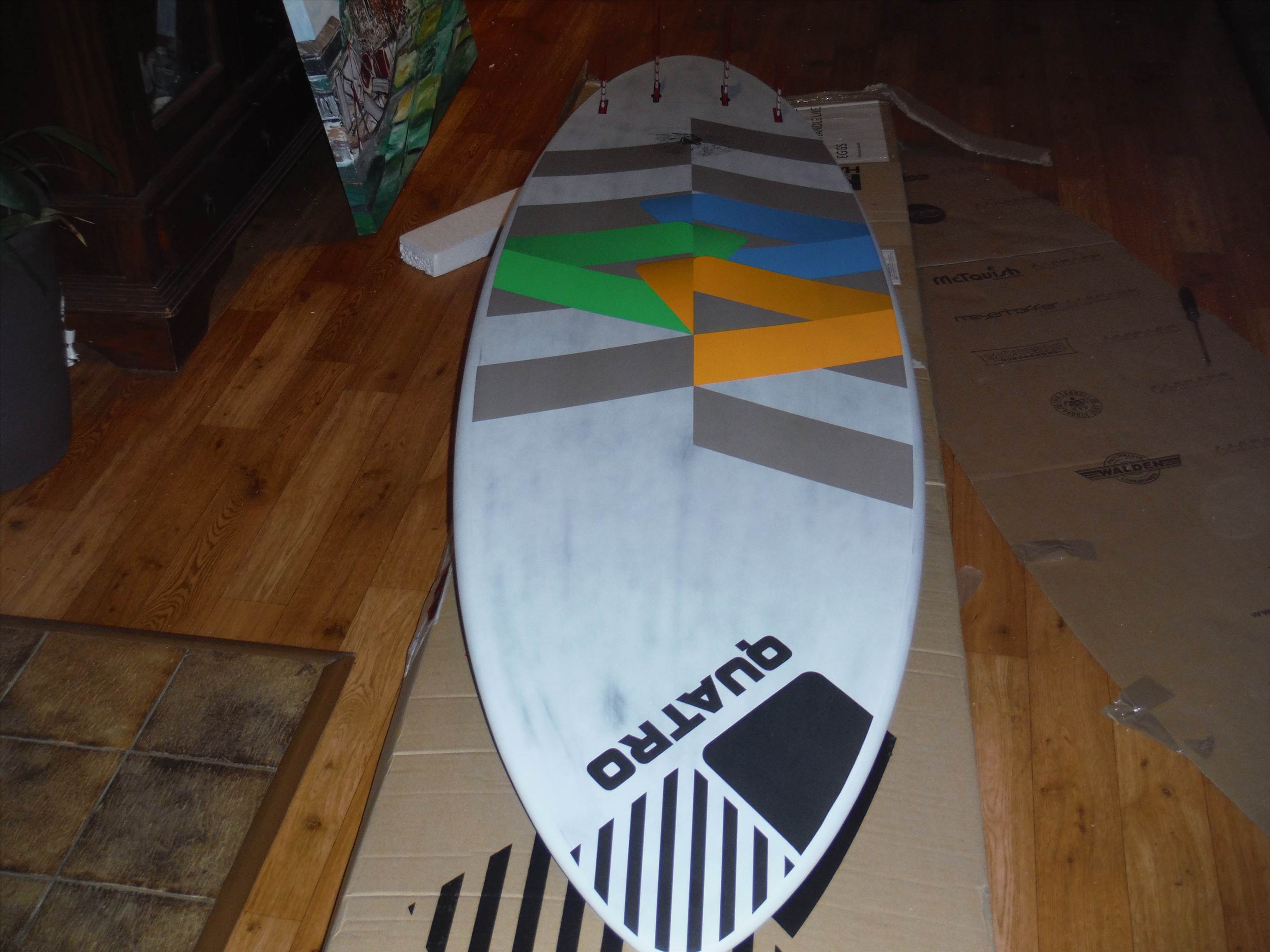 Picked up Matts NEW 2015 QUATRO CUBE 98L QUAD 231.3 X 61.1 and had a frothy