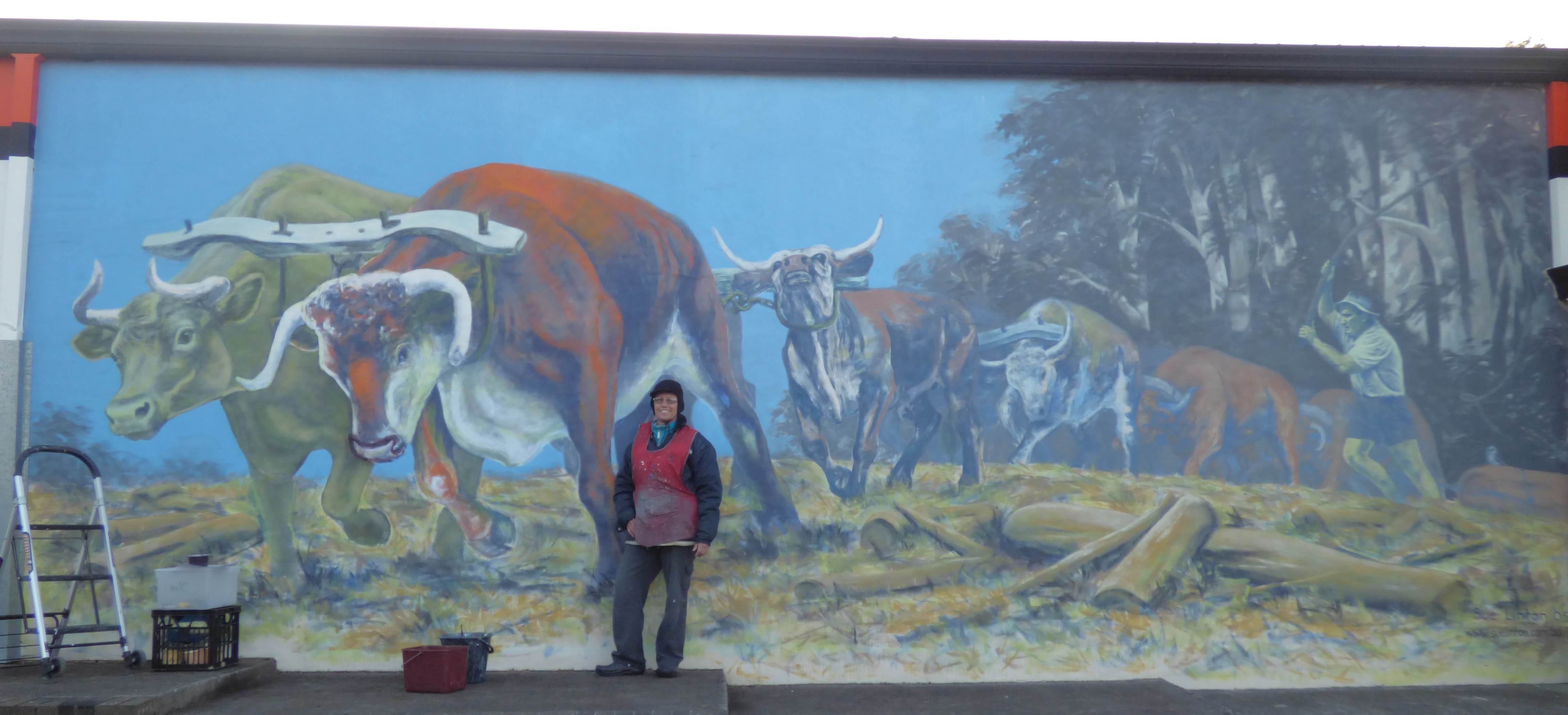Latest mural at kurri