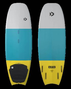 LOST DUOTONE NUGGET 5'0 YELLOW AND BLUE GREY QUAD