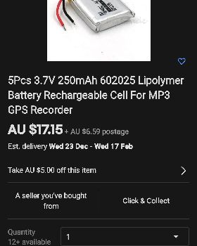 Gw60 battery ebay