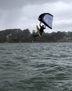 Dave Sorensen in full flight!
