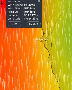 Cervantes Wind Forecast