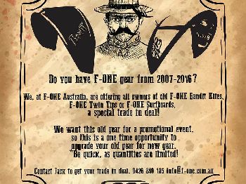 Old F-One Gear Wanted - Kitesurfing News