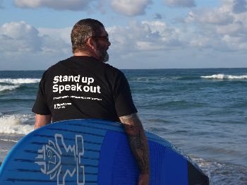 Paddler Standing Up For Family and Domestic Violence - Stand Up Paddle News