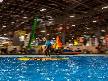 Indoor SUP racing in Paris - Stand Up Paddle News